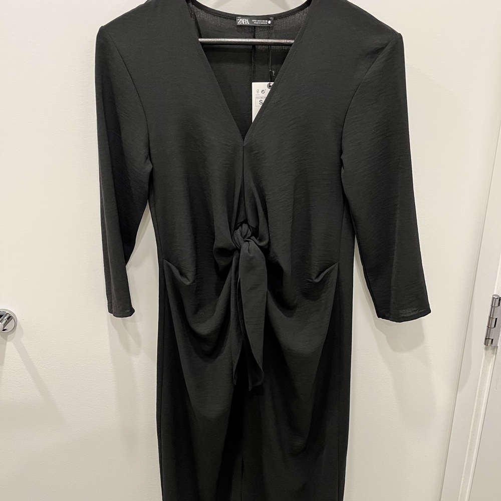 Zara Front Knot Midi